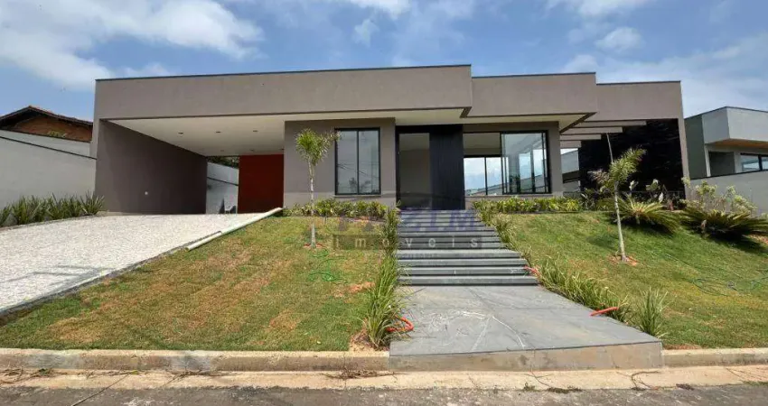 Casa térrea e nova para locação - condomínio marambaia, vinhedo/sp
