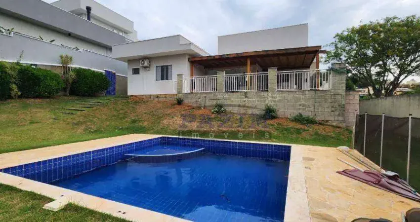 Casa térrea para locação com 3 suítes - condomínio vila hípica i - vinhedo/sp