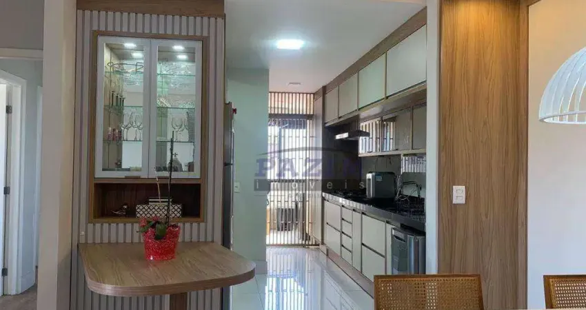 Apartamento com 3 dormitórios à venda, 96 m² - condomínio mondo itália - vinhedo/sp