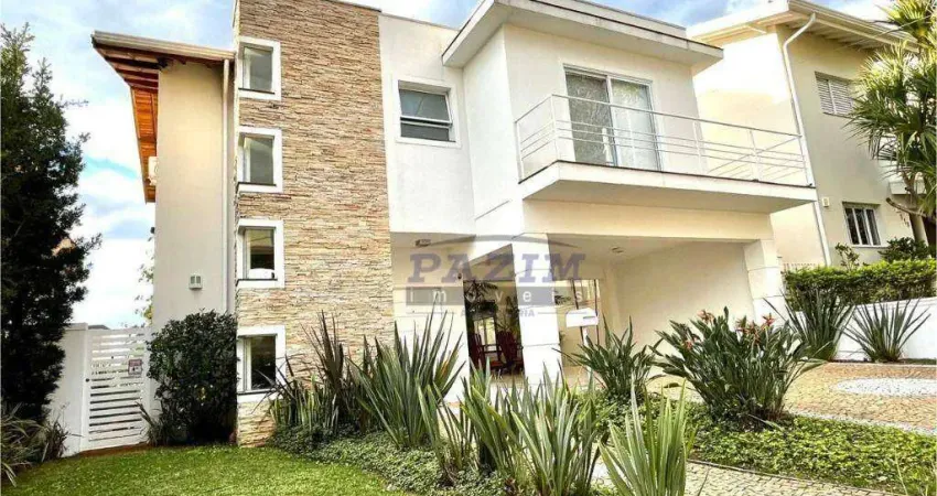 Casa com 4 dormitórios à venda, 256 m² - condomínio recanto dos paturis - vinhedo/sp
