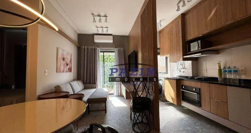 Flat para locação, 51 m² - vinhedo premium portal • flat • office • mall - vinhedo/sp