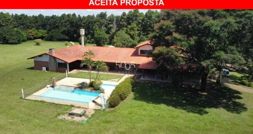 Sítio da Lua à venda no condomínio Altos de Itu, 7 dorms (5 suítes), 600m² construídos em um terreno de 20.000m²