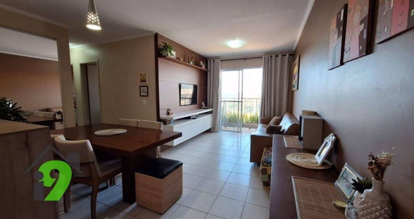 Apartamento com 3 dormitórios à venda, 71 m² por R$ 450.000 - Residencial Morada dos Pinheiros - Jardim Maria de Fátima - Várzea Paulista/SP