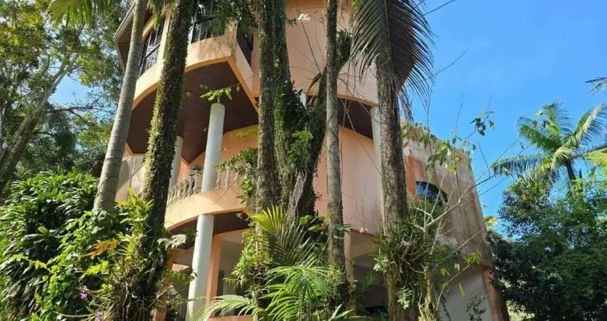 Casa à venda com 4 suítes, 3 andares, balneário camboriú (barra) – frente, vista mar