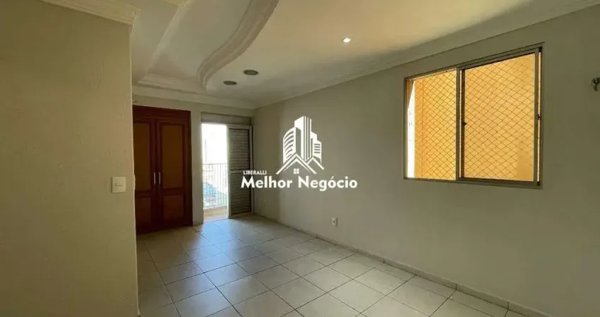 Apartamento à venda com 1 dormitório no Condomínio Edificio San Marino I no Centro em Campinas, SP.
