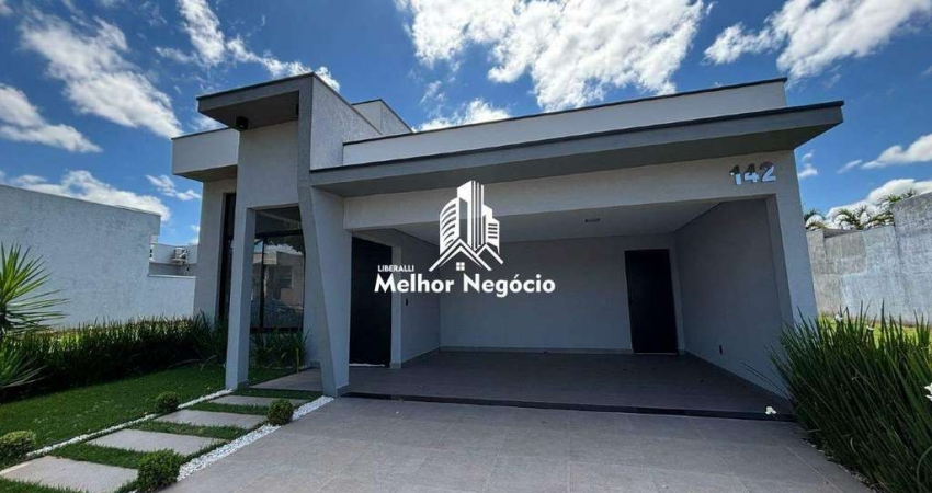 Casa à venda,CONDOMINIO RESEDENCIAL CONDE II EM PAULINIA ,CASA COM 3 QUARTOS COM 2 SUITES
