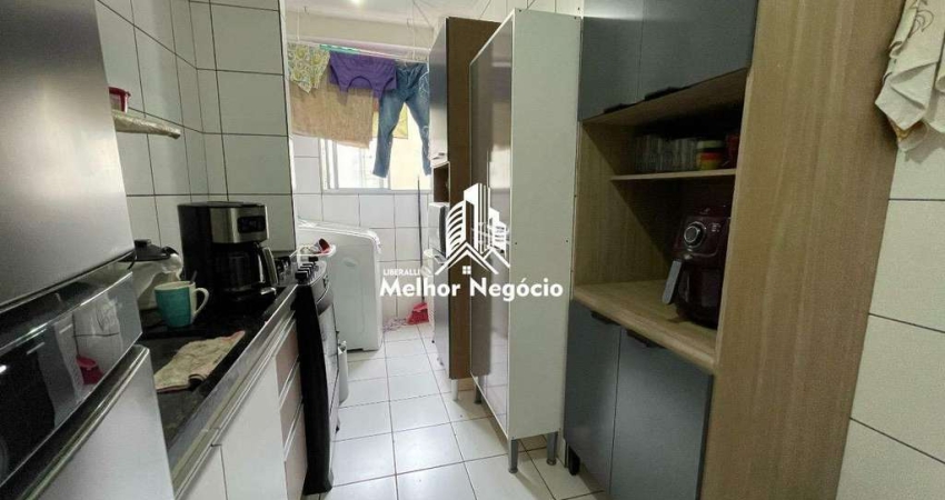 Apartamento à venda com 2 dormitórios e 1 banheiro no Condomínio Abaeté 12 em Campinas - Excelente localização!