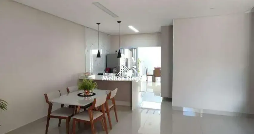 Casa térrea de 130m² com 3 dormitórios sendo um suíte no Parque Nova Carioba em Americana- SP