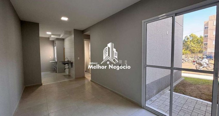Apartamento no 48m² à venda, 2 Dormitórios (Quartos), 1 banheiro -Varandas Campestre - Bairro Campestre - Piracicaba S/P