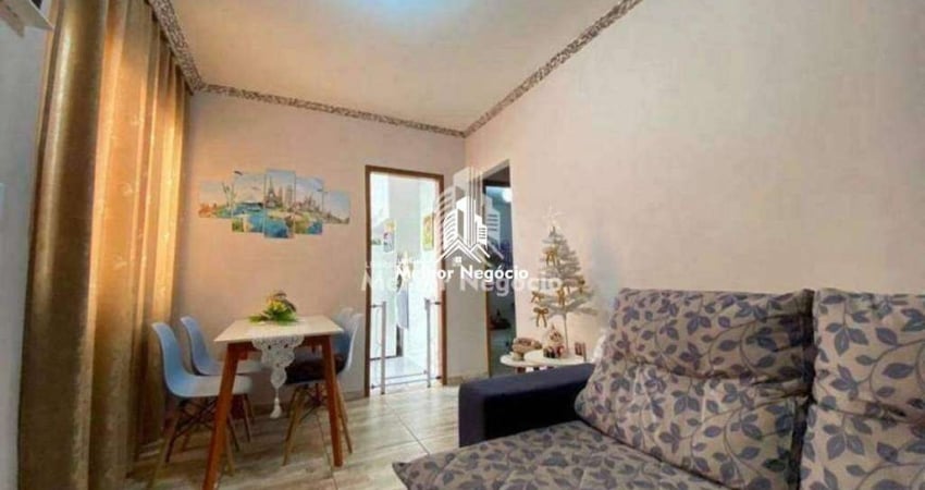Apartamento térreo (com área privativa) à venda, Jardim Elite (Residencial Fernanda), Piracicaba - R$165 mil