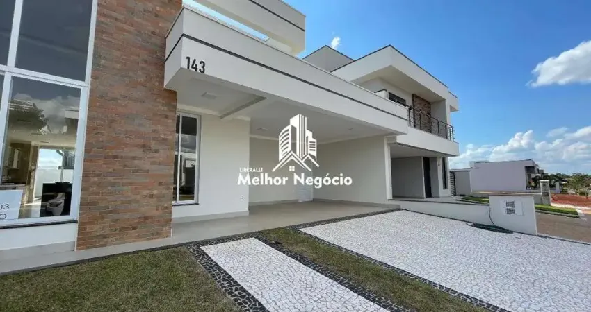 Casa à venda com 03 quartos (3 suítes), no Condomínio Residencial Royal Garden em Paulínia/SP