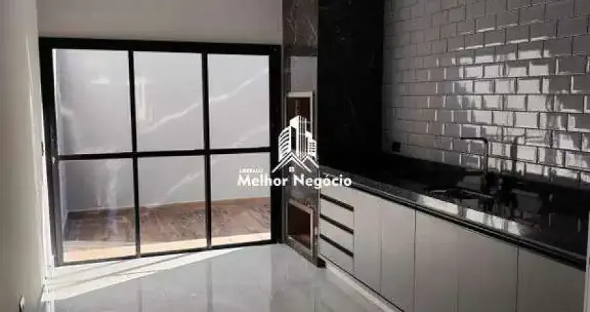 Casa à venda, 3 Quartos, 2 banheiros Condomínio Villagio Clotilde Brossi - Água Branca - Piracicaba SP
