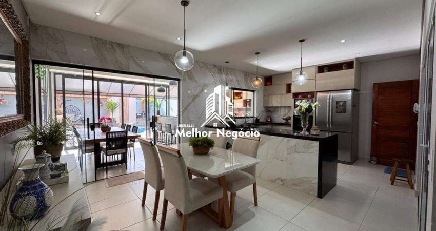 Casa à venda, 3 Quartos, 4 banheiros - Bairro Água Branca II - Piracicaba, SP