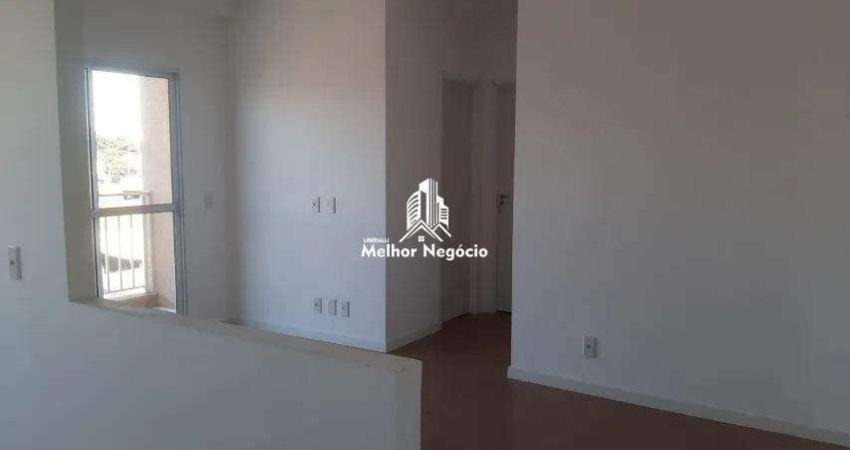 Apartamento à venda com 02 quartos, localizado no bairro Chácaras Fazenda Coelho em Hortolândia/SP, Condomínio Residencial Torres do Jardim.
