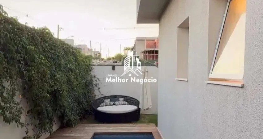 Casa à venda com 3 quartos (3 suítes), no Condomínio Swiss Park em Campinas/SP.