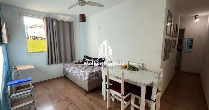 Apartamento à venda com 02 quartos, localizado no bairro Vila Carminha em Campinas/SP, Condomínio Residencial Spazio Castellon.