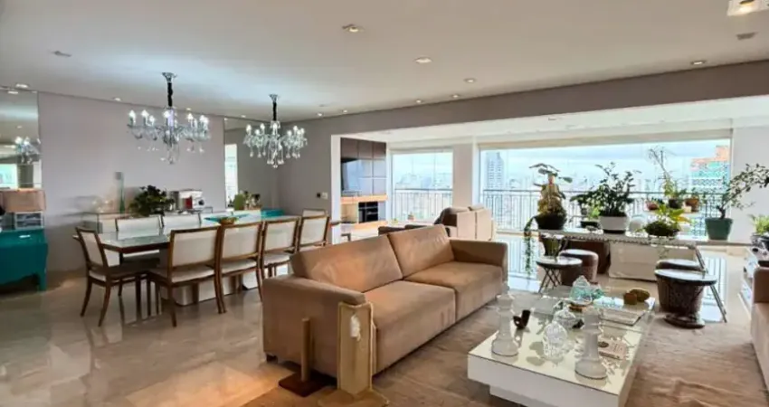 Apartamento de alto padrão em praça tranquila e arborizada na mooca de 294m, 4 suítes e 4 vagas