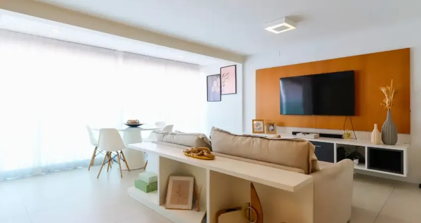 Cobertura mobiliada e pronta para morar à venda de 134m², 2 suítes e 2 vagas no tatuapé com vista livre