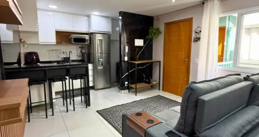 Apartamento aconchegante de 45m², 2 quartos e semi mobiliado próximo de avenidas