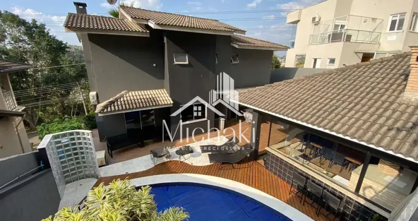 Condomínio hills iii - lindíssima casa à venda, com vista para reserva