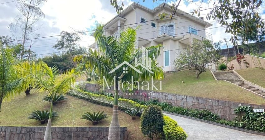 Condomínio arujazinho i, ii e iii - casa alto padrão com 5 dormitórios