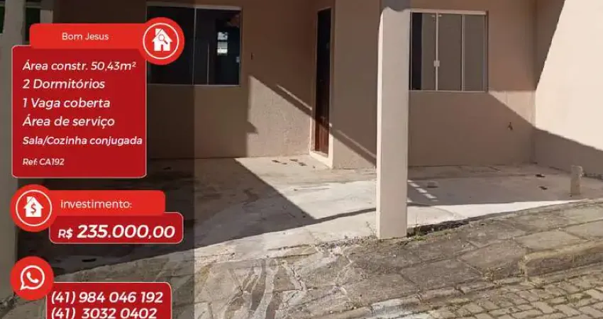 Residencial joão mores filho - casa à venda no bairro bom jesus - campo largo/pr