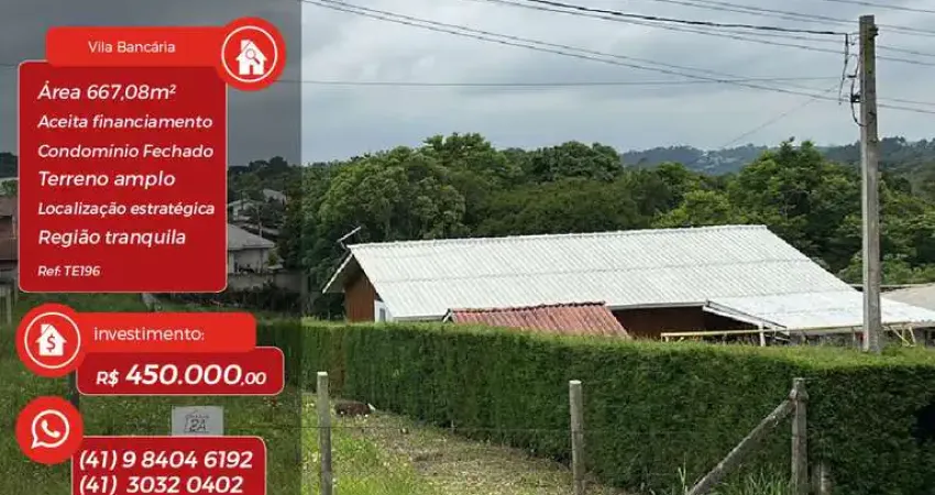 RESIDENCIAL ARDIGÓ I - Terreno - Vila Bancária, Campo Largo/PR