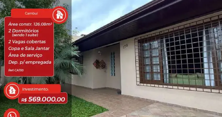 Casa com 2 quartos à venda na Rua João Marques dos Santos, Núcleo Habitacional Doutor Abranches Guimarães, Campo Largo