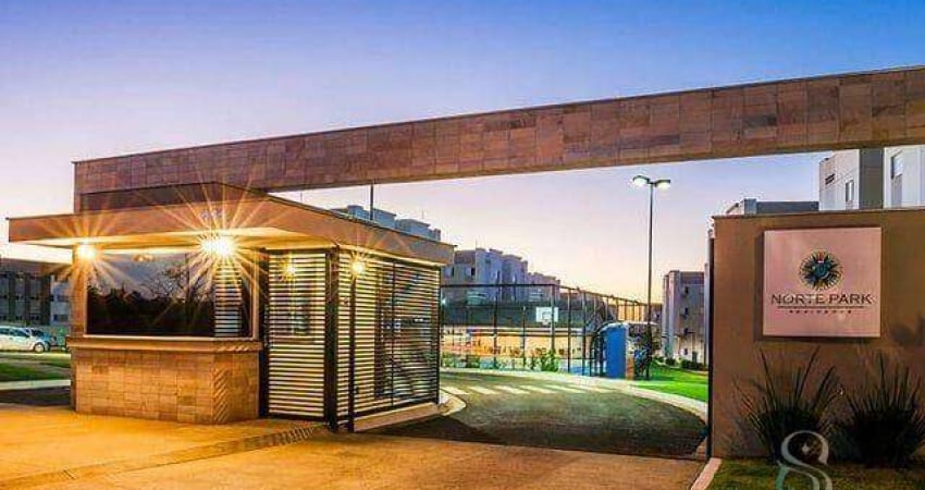 Apartamento na Zona Norte de Londrina, 59 m², 3 dormitórios para venda por R$ 220.000 ou aluguel por R$ 1.050/mês