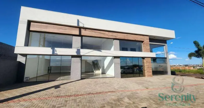 Sala Comercial para Locação com 160m² na Avenida Esperança, em Cambé, 4 garagens R$ 5.000,00