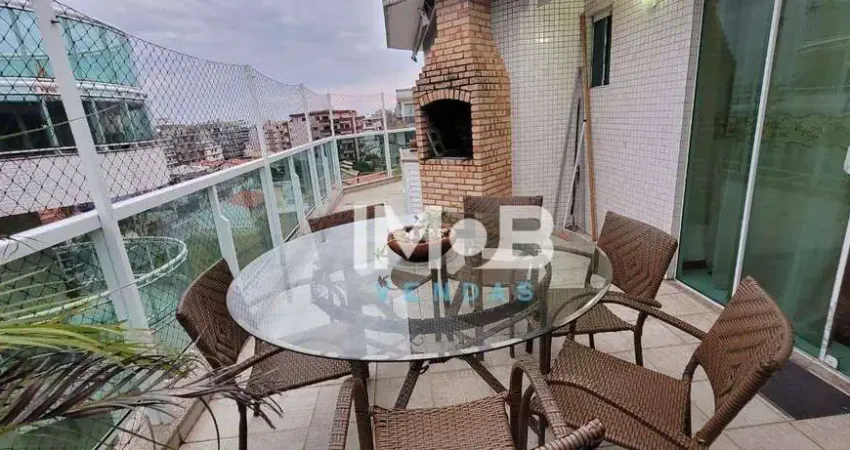 Cobertura com 4 dormitórios para alugar, por r$ 6.000/mês - braga - cabo frio/rj