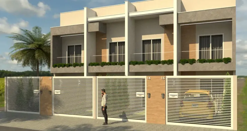 Residencial vivendas no centro de matinhos - sobrado com 2 suítes