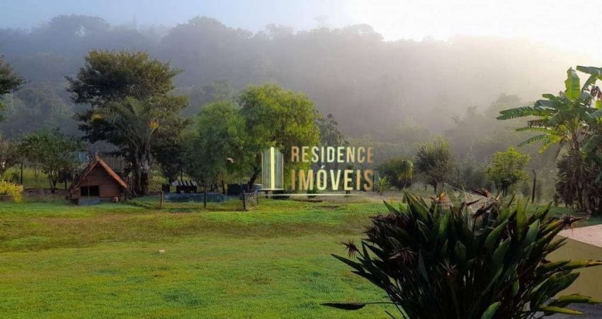 Chácara com 2 dormitórios à venda, 3285 m² por r$ 1.100.000,00 - recanto al deville - araçoiaba da serra/sp