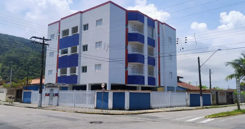 Apartamento mobiliado lado praia, com varanda e 1vaga de garagem