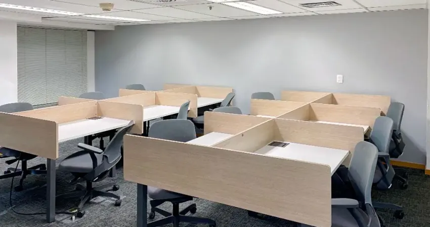 Conviva em um ambiente de coworking colaborativo no rio de janeiro, mourisco botafogo