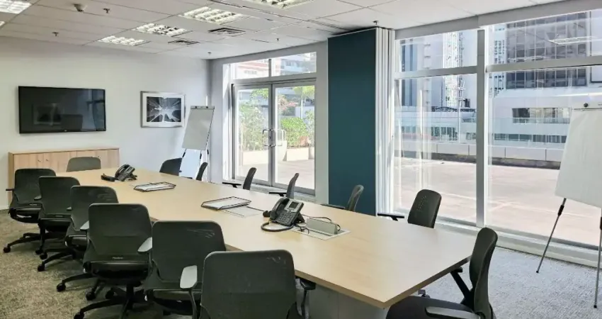 Escritório em espaço aberto totalmente equipado para você e sua equipe no sao paulo, paulista consolação – ed. são luiz