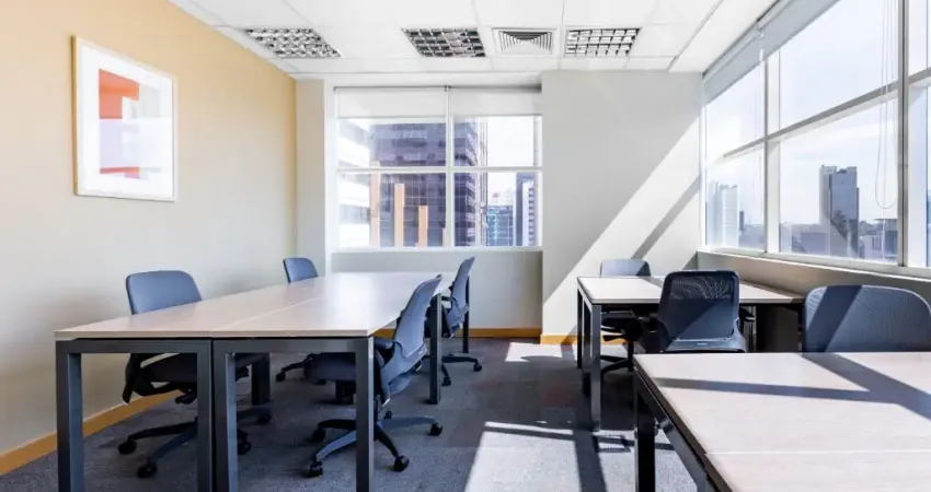 Escritório em espaço aberto totalmente equipado para você e sua equipe no curitiba, batel - ed corporate evolution