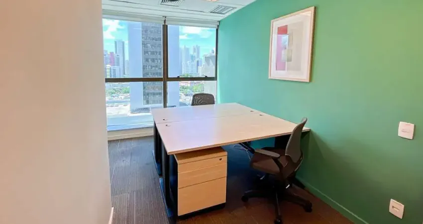 Escritório para alugar para 2 pessoas em regus recife, cicero dias - shopping center recife