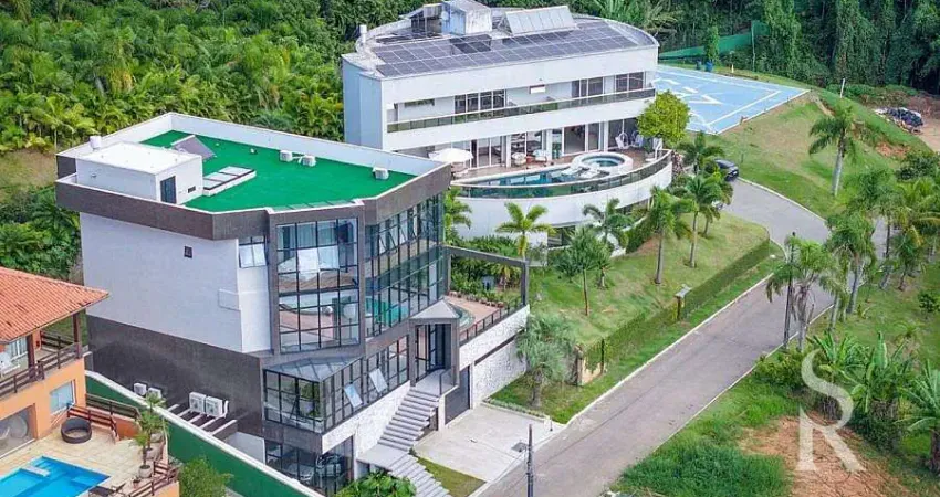 Mansão exclusiva plaza itapema | 6 suítes e vista definitiva