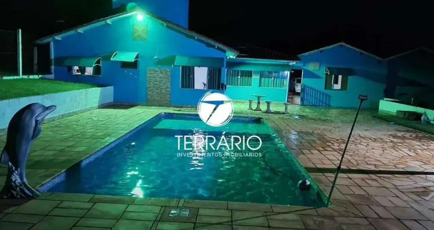Chácara à venda na zona rural em eloi mendes com 4,00ha, piscina, churrasqueira