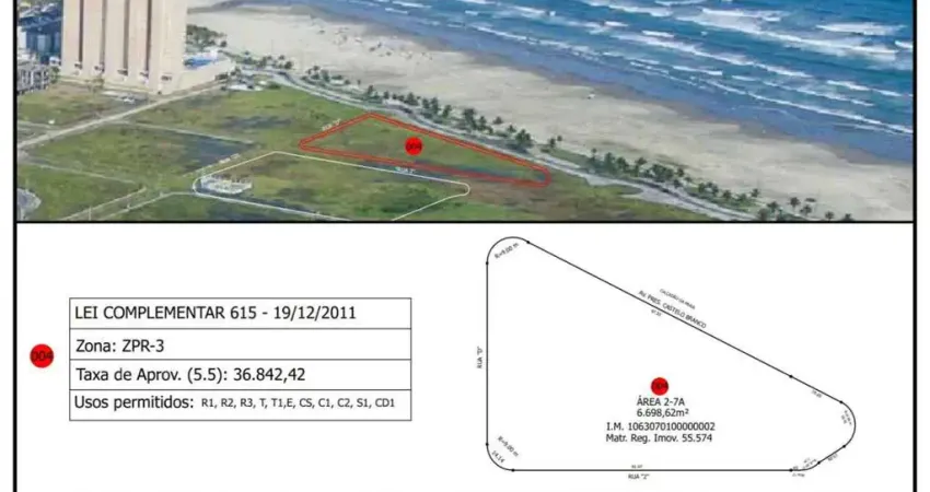 Terreno à venda na Avenida Júlio Prestes de Albuquerque, 1, Nova Mirim, Praia Grande
