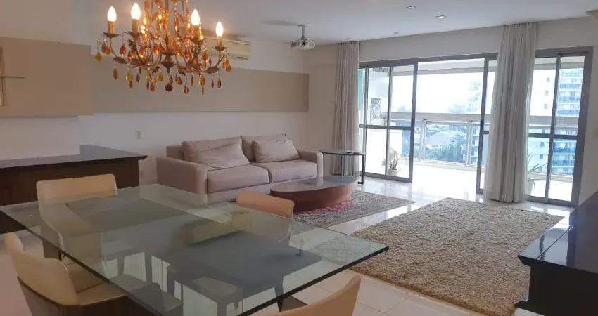Apartamento para locação no condomínio residencial santa mônica jardins, barra da tijuca.