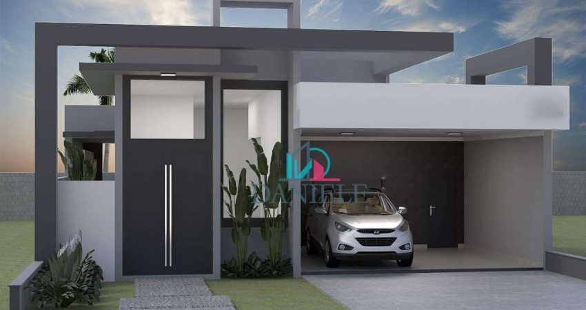 Casa com 3 dormitórios à venda, 156 m² por R$ 1.050.000,00 - Condomínio Volpi - Araraquara/SP
