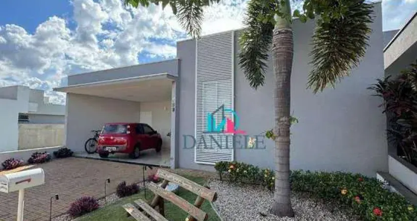 Casa térrea com 3 suítes localizada no condomínio reserva do campo.