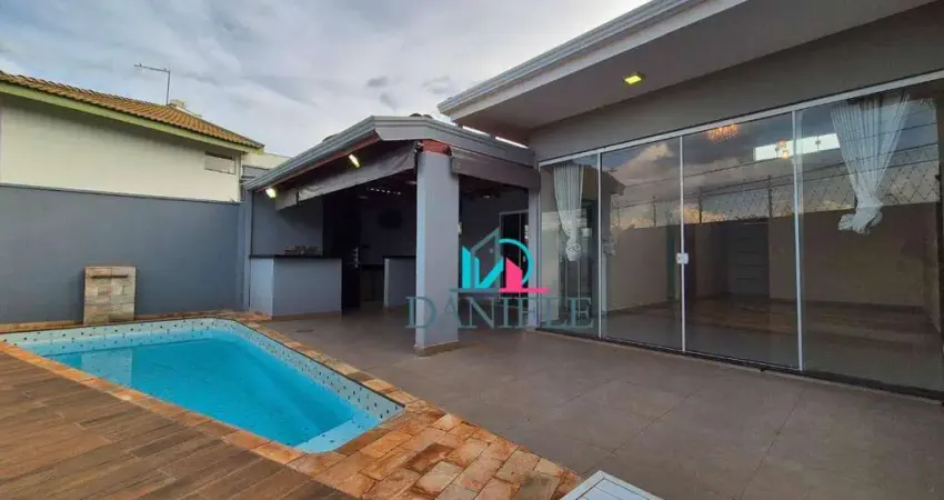 Casa térrea com 4 dormitórios localizada no condomínio altos do botânico.