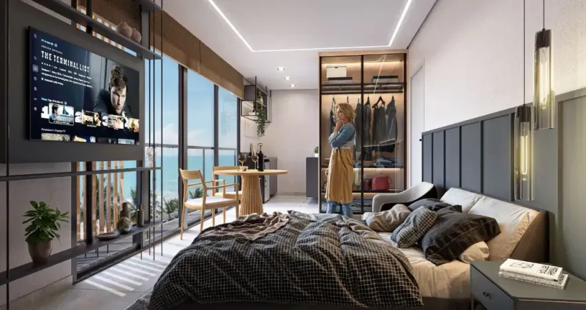 Oportunidade de comprar seu imovel para morar ou rentabilizar. more na praia do bessa, na melhor localização do bairro. apartamento novo com 1 e 2 quartos.