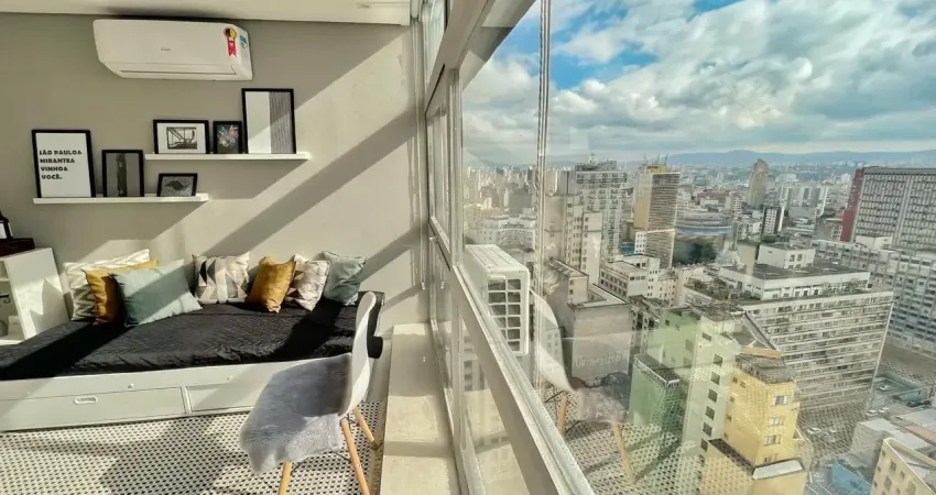 Studio no edificio mirante do vale, 1 dormitório, totalmente reformado