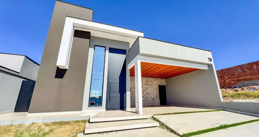 Casa térrea á venda no condomínio santa mônica em caçapava - sp