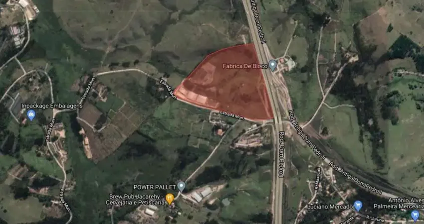 Terreno com 77.600 m2 em Jacarei próximo a rod.  Dom Pedro e Rod pres, Dutra