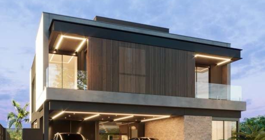 Casa em contrução com 4 suites no Alphaville 1